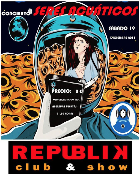 Concierto en Madrid de los oscuros «Seres acuáticos»