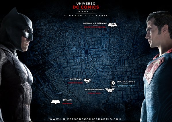 Batman, Superman y Wonder Woman se esconden en Madrid