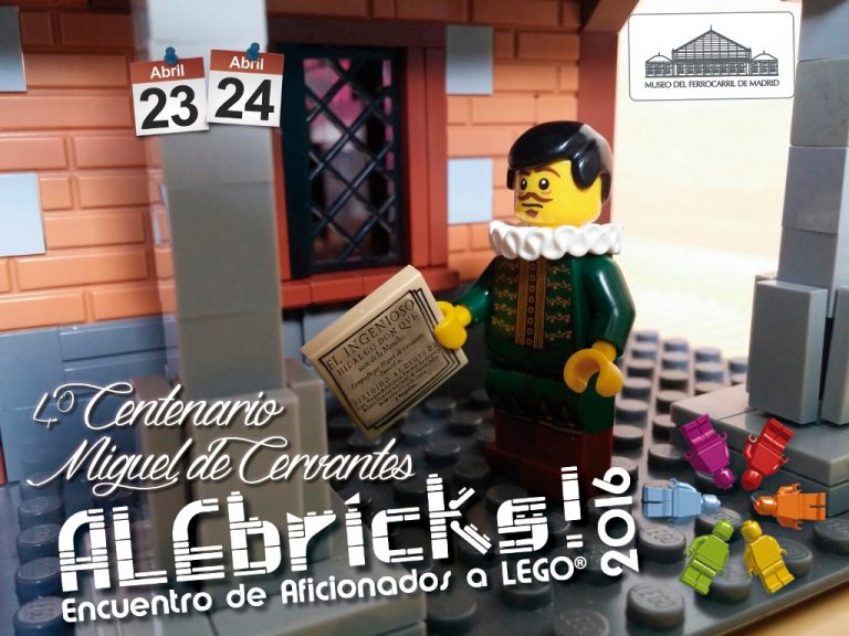 La vida y obra de Cervantes se construye con LEGO