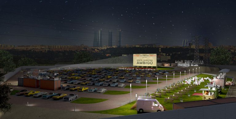 Llega ‘Autocine Madrid RACE’, el único cine para coches de la capital