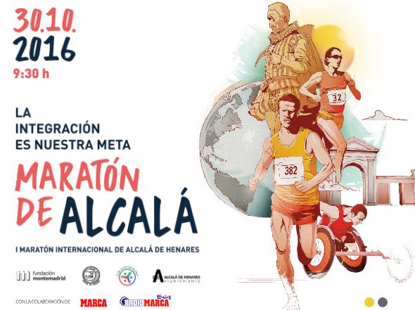 Cervantes apadrina la I Maratón de Alcalá de Henares