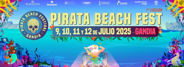 Pirata Beach Fest 2025: la gran cita musical del verano vuelve a Gandía con un cartel imbatible